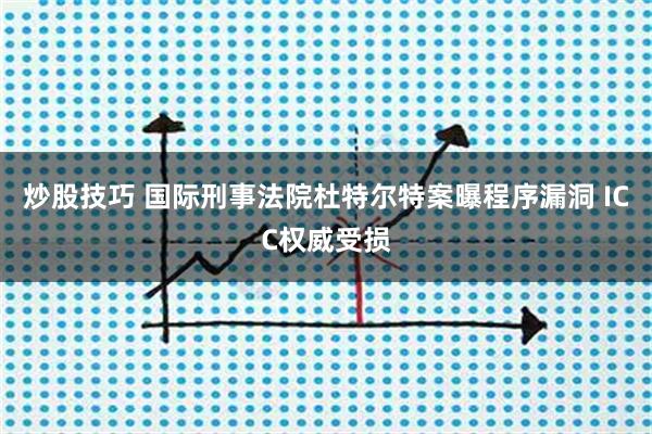炒股技巧 国际刑事法院杜特尔特案曝程序漏洞 ICC权威受损
